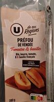 Prefou de Vendée tomates et basilic