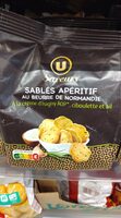 Sablés apéritifs ciboulette et ail à la crème AOP 100g