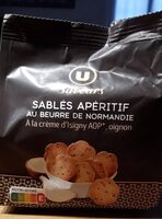 Biscuits apéritifs Sablés apéritifs pur beurre à la crème, oignon AOP100g