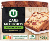 Cake aux fruits pur beurre fruit conflit fruit sec 350g