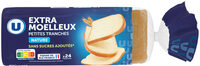 Pain de mie nature extra moelleux petites tranches sans sucres ajoutés- 24 tranches - 500g