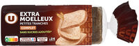 Pain de mie complet petites tranches sans sucre ajoutés - 24 tranches- 500g