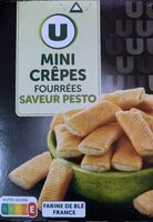 Mini crêpes fourrées pesto