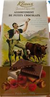 Assortiment de petits chocolats