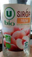 Sirop pêche bio U