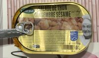 Salade de thon, gingembre sésame
