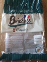 Les Brioches 6 croissants