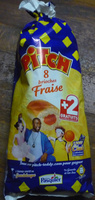 Pitch brioches Fraise (x 8 + 2 gratuits) - 385 g - Brioche Pasquier