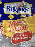 Pains au lait touche de fruits rouge