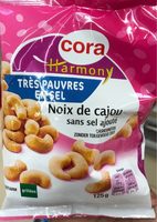 Noix de cajou sans sel ajouté