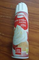 Crème Chantilly entiere, Marque Cora
