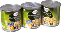 Champignons de Paris, 3 Fois 195 Grammes, Marque Cora
