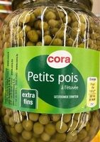Petits Pois Extra Fins, Bocal De 420 Grammes, Marque Cora