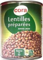 Lentilles préparées