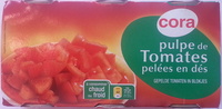Pulpe de Tomates pelées en dés (Lot de 3 x 400 g)