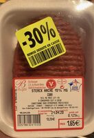 Steak haché 15% MG