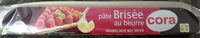 Pâte brisée au beurre prête à dérouler