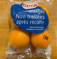 Orange non traitées après recolte