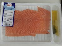 Carpaccio de saumon et sa marinade