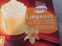 Liégeois Saveur Vanille Sur Lit De Caramel