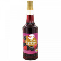 Sirop de mûre framboise