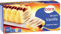 Dessert Glacé Vanille, 650 Millilitres, Marque Cora