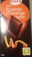 Chocolat noir écorces d'orange