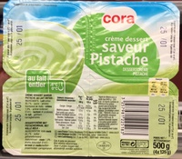 Crème dessert saveur pistache