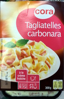 Tagliatelles carbonara à la crème fraîche
