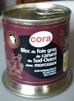 Bloc de foie gras de canard