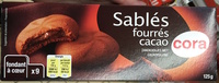 Sablés fourré cacao