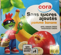 Sans sucres ajoutés, Pomme Banane (x 4)