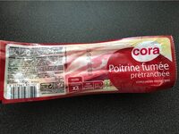 Poitrine fumée prétranchée