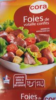 Foies de volailles confit
