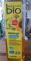 Nature Bio - Mélange 4 Huiles : Colza, Olive, Tournesol, Carthame