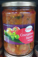Courgettes basilic