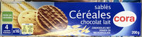 Sablés Céréales chocolat lait