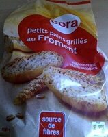 Petits pains grillés au froment