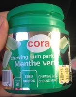 Chewing-gum menthe