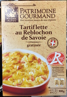Tartiflette au Reblochon de Savoie gratinée