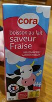 Boisson au lait saveur fraise