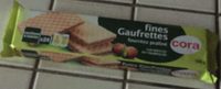 Fines gaufrettes fourres praliné