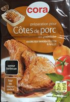 Préparation pour côtes de porc en papillote