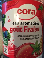 Eau aromatisée goût Fraise
