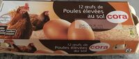 Oeufs de poules élevées au sol