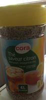 Thé saveur citron boisson instantanée