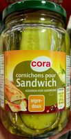 Cornichons pour Sandwich Aigre-Doux