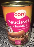 Saucisses aux lentilles