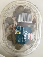 Olives dénoyautées & fromage Cora
