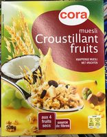 Muesli croustillant fruits